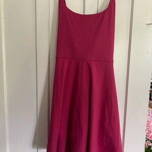 HALARA Women's Midi Dress - Vibrant magenta